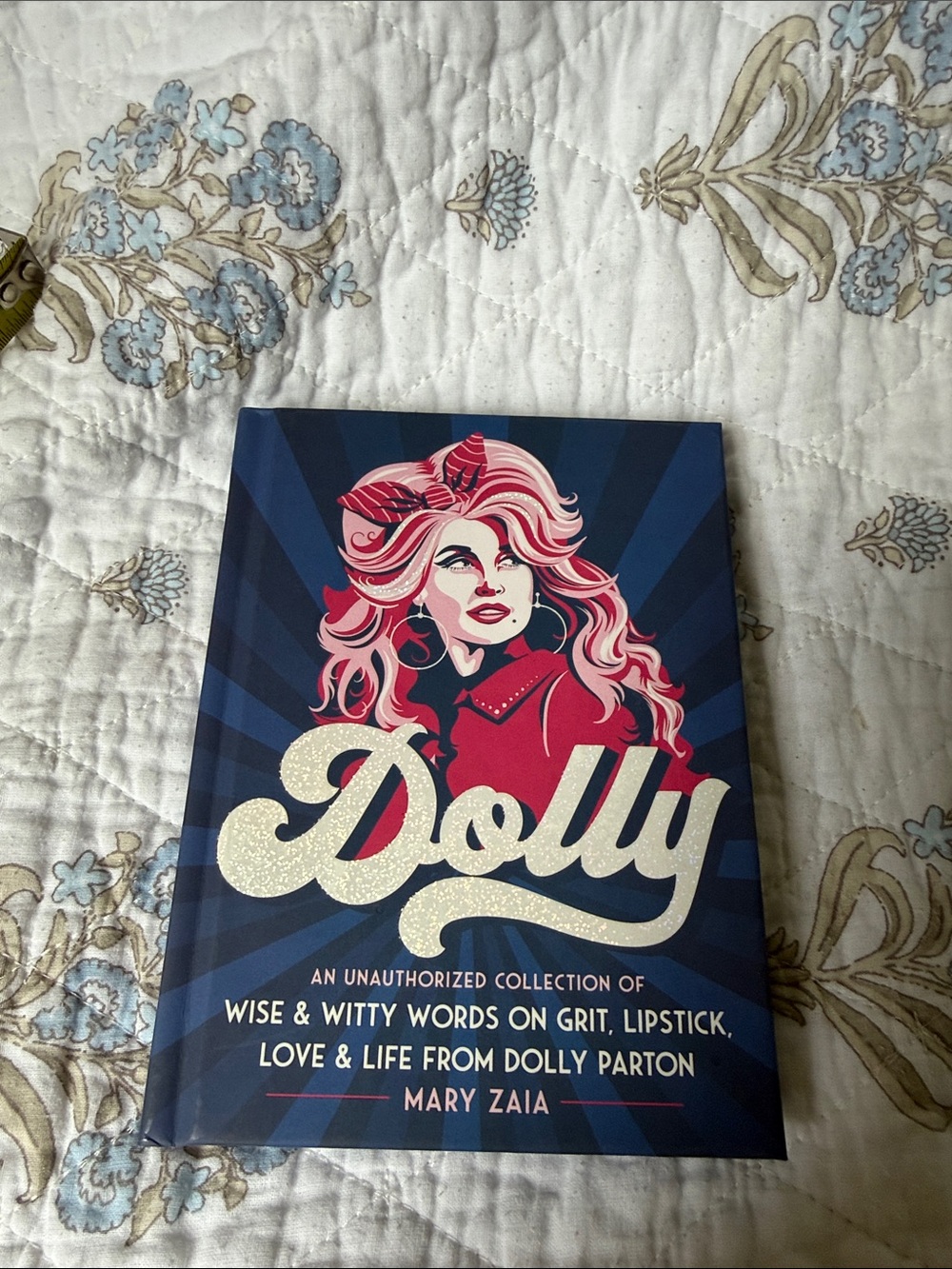Dolly Parton Inspired Hardcover Book - Red Accent Cover